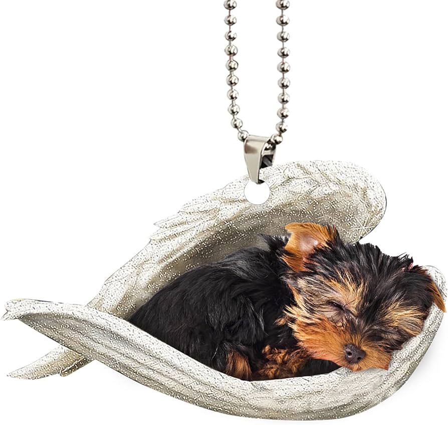 Amazon.co.jp: タラタカ ヨークシャーテリア ヨーキー 眠れる天使の羽